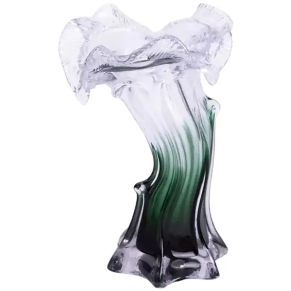 Фото - Ваза Yiwu Murano 20 см зеленый (HP-9-2)